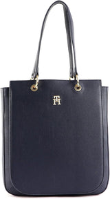 Tommy Hilfiger Th Emblem Ns Work Tote Aw0aw14498 Tote Bag Dames Tassen Naty Shop Blauw (Space Blue)