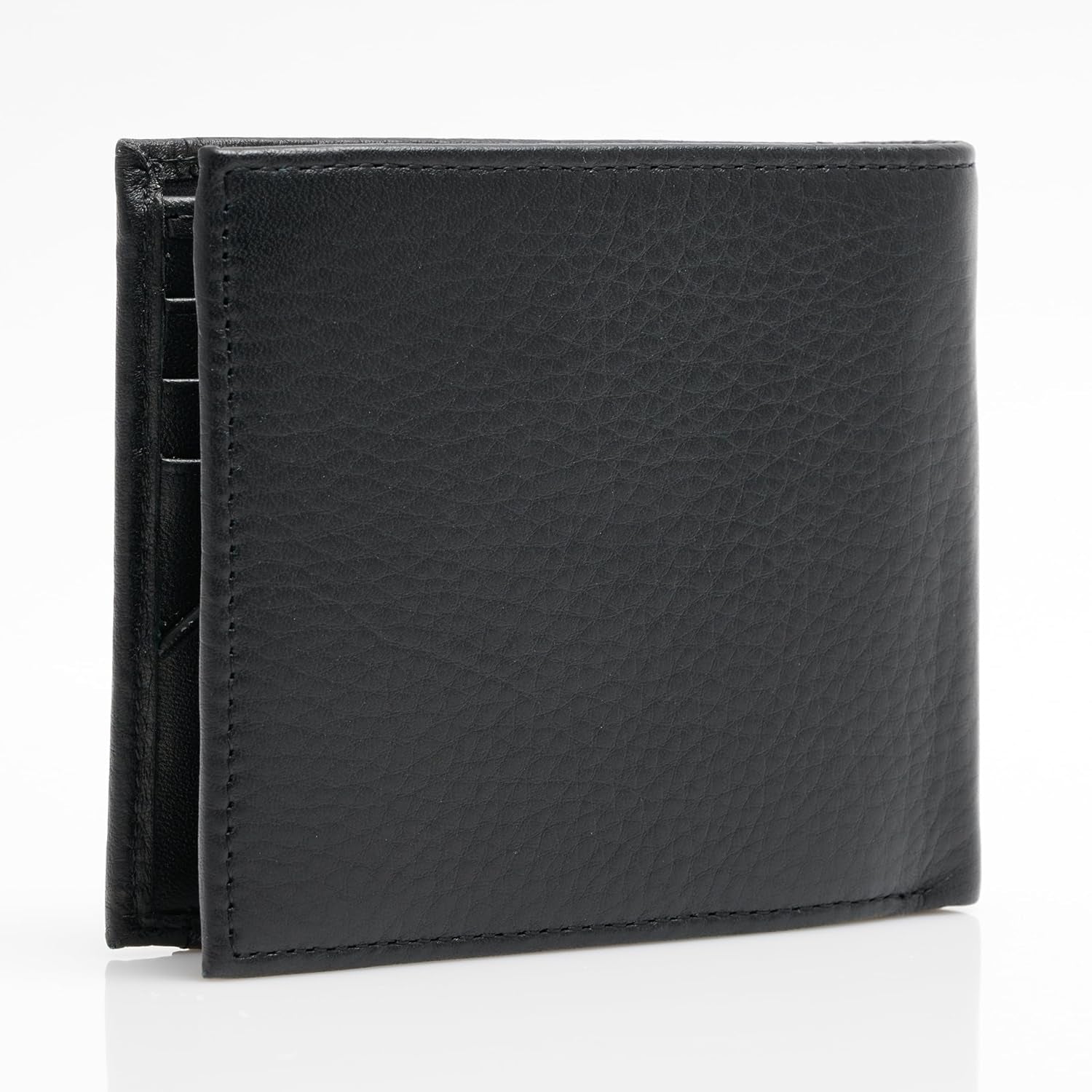 Tommy Hilfiger TH PREMIUM LEATHER EXTRA CC COIN Dubbele portemonnee voor heren Zwart OS Portemonnee voor heren Naty Shop