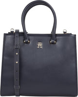 Tommy Hilfiger Tote Bag Eternity Med Zip Up Bag Damestassen Naty Shop Space Blue One Size Fits All