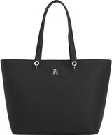 Tommy Hilfiger Tote bag tas Groot embleem Tassen Dames Naty Shop Zwart (zwart)