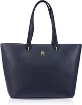 Tommy Hilfiger Tote bag tas Groot embleem Tassen Dames Naty Shop Blauw (Space Blue)
