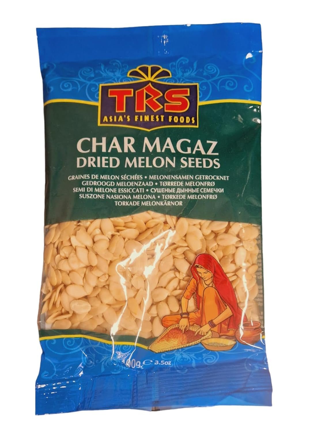 TRS Charmagaz (gedroogde watermeloenzaden) 100G gedehydrateerde producten Naty Shop Standaardtitel
