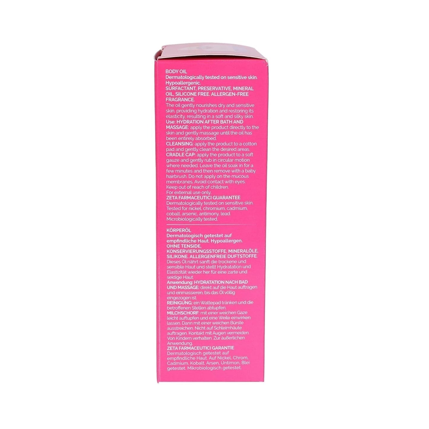 Starch Mio lichaamsolie, verwijdert wiegkapje bij pasgeborenen, 200 ml Kinderen - Bad- en huidverzorging Naty Shop