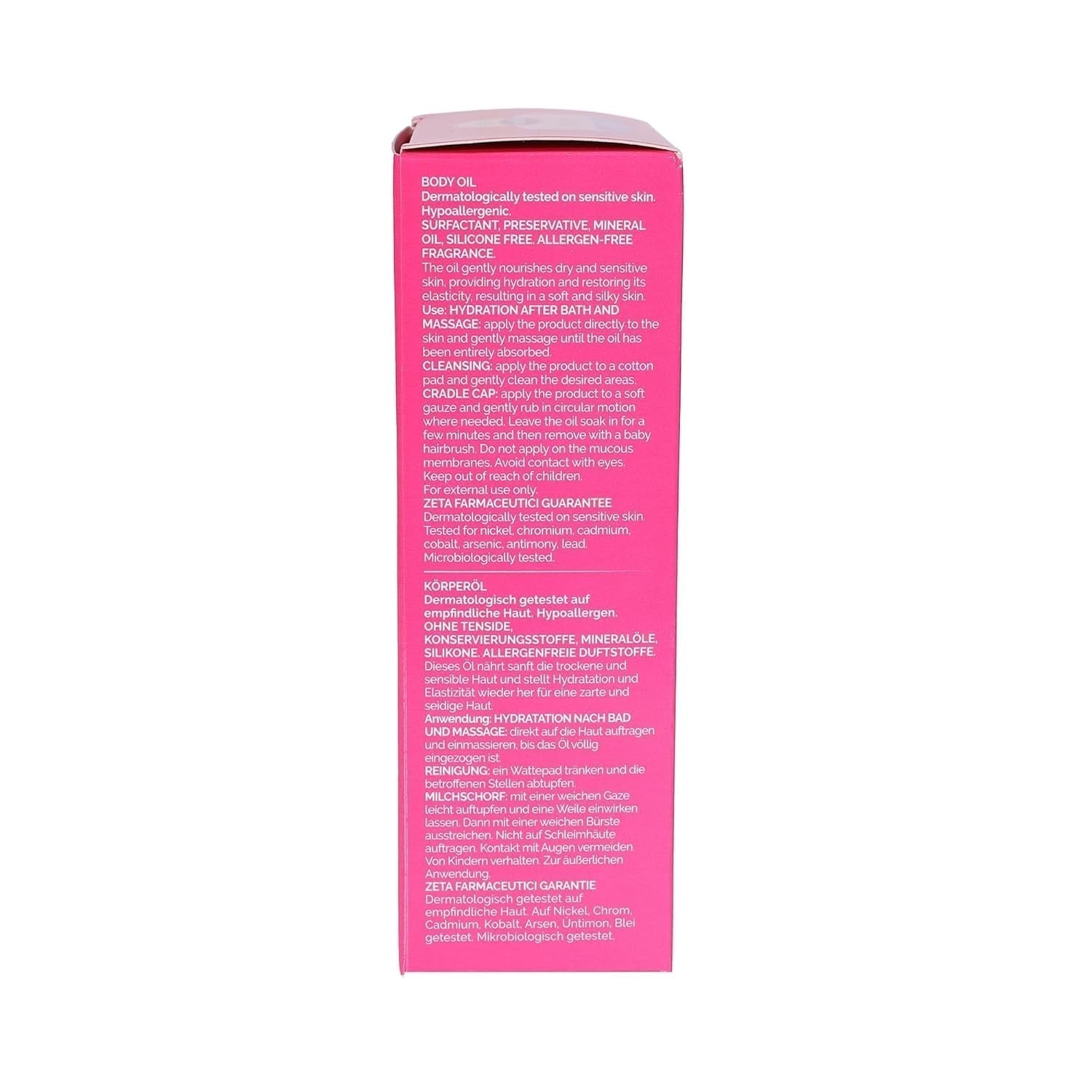 Starch Mio lichaamsolie, verwijdert wiegkapje bij pasgeborenen, 200 ml Kinderen - Bad- en huidverzorging Naty Shop