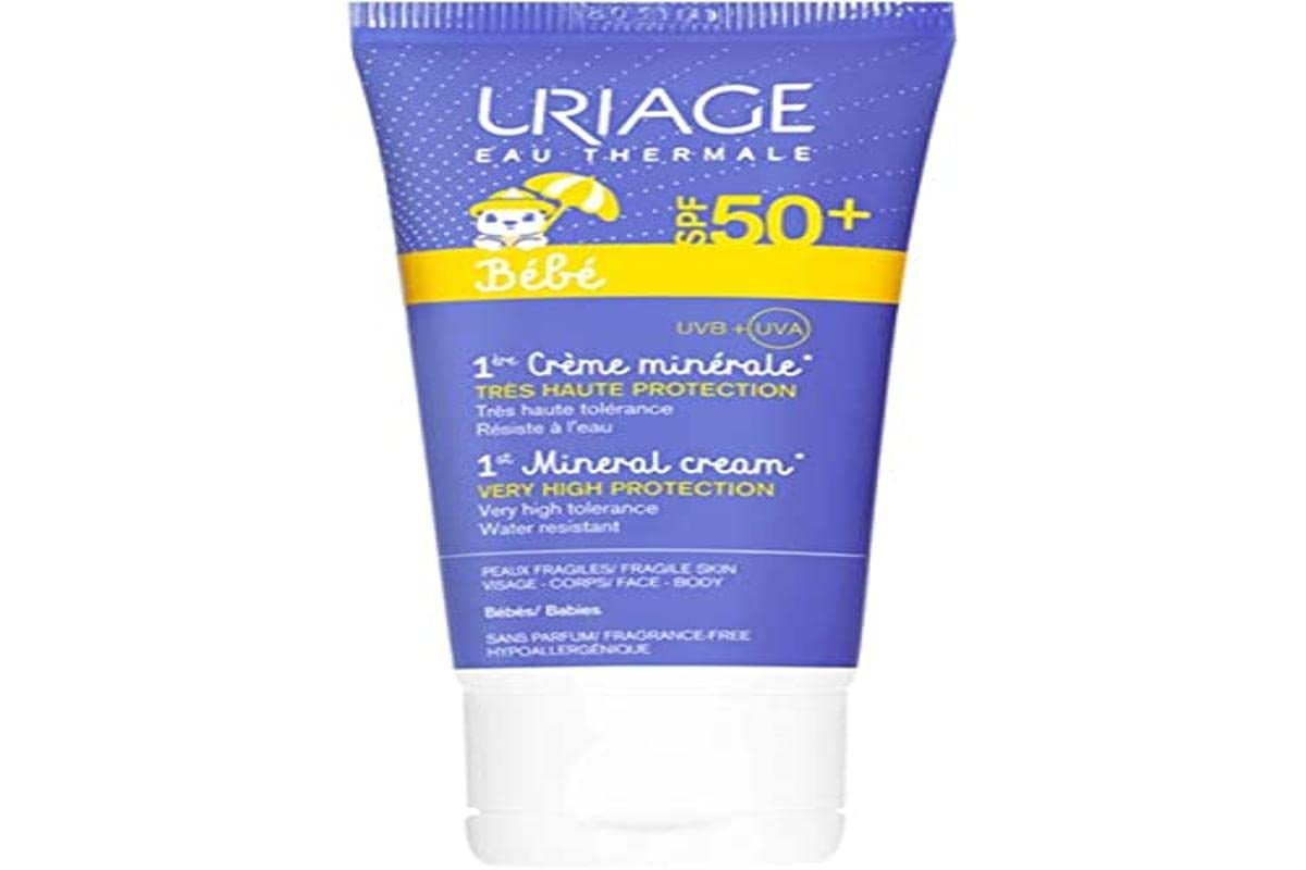 Uriage Baby Mineral Cream SPF50+ Zonbescherming, 50 ml Kinderen - Bad- en huidverzorging Naty Shop 50 Ml (1 pakje)