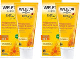 WELEDA Biologische Baby Calendula Verzorgingscrème Lichaam & Gezicht 75ml - Gezichtscrème / huidcrème voor natuurlijke cosmetica met sesamolie en lanoline voor de verzorging van de droge huid. Hydraterende verzorgingscrème voor baby's en kinderen Kinderen - Bad- en huidverzorging Naty Shop Standaardtitel