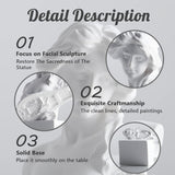XMGZQ Wit Aphrodite Standbeeld Sculptuur, Hars Griekse Mythologie Buste Standbeeld, voor Coquette Kamer Decoratie, Donkere Academia Kamer Decoratie, Boekenplanken, Partitie, Salontafel Middelpunt Beeldjes en sculpturen Naty Shop