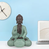 Zen Arôme SBM5 Zen Bodhi beeld, groen/bruin, 20 cm hoog Beeldjes en sculpturen Naty Shop