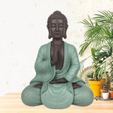 Zen Arôme SBM5 Zen Bodhi beeld, groen/bruin, 20 cm hoog Beeldjes en sculpturen Naty Shop