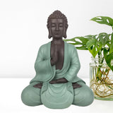 Zen Arôme SBM5 Zen Bodhi beeld, groen/bruin, 20 cm hoog Beeldjes en sculpturen Naty Shop