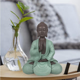 Zen Arôme SBM5 Zen Bodhi beeld, groen/bruin, 20 cm hoog Beeldjes en sculpturen Naty Shop