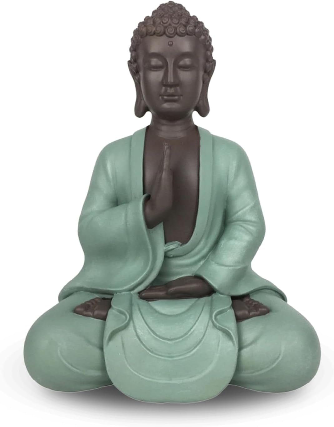 Zen Arôme SBM5 Zen Bodhi beeld, groen/bruin, 20 cm hoog Beeldjes en sculpturen Naty Shop Standaard titel