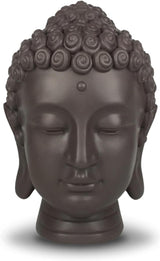 Zen'Light - Boeddhabeeldje - Decoratie voor Zen, meditatie en feng shui - Cadeau voor een ontspannende en spirituele sfeer - Boeddhabeeldje - Hoogte: 20 cm - Kleur: groen/bruin Beeldjes en sculpturen Naty Shop Standaard titel