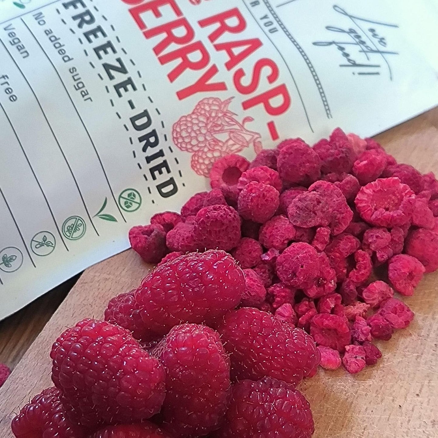 Gevriesdroogde frambozen Gebroken stukjes | XL 300g Gevriesdroogd gedroogd fruit | Gedroogde frambozen Glutenvrij Gevriesdroogd fruit | Gevriesdroogd fruit | Gevriesdroogde frambozen Naty Shop gedehydrateerde producten
