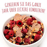 Gevriesdroogde frambozen, GEEN Chinese producten, 500 g gevriesdroogd heel fruit, zonder toevoegingen, fruitig, gemaakt in Duitsland Gedroogde producten Naty Shop
