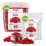 Gevriesdroogde frambozen, GEEN Chinese producten, 500 g gevriesdroogd heel fruit, zonder toevoegingen, fruitig, gemaakt in Duitsland Gedroogde producten Naty Shop